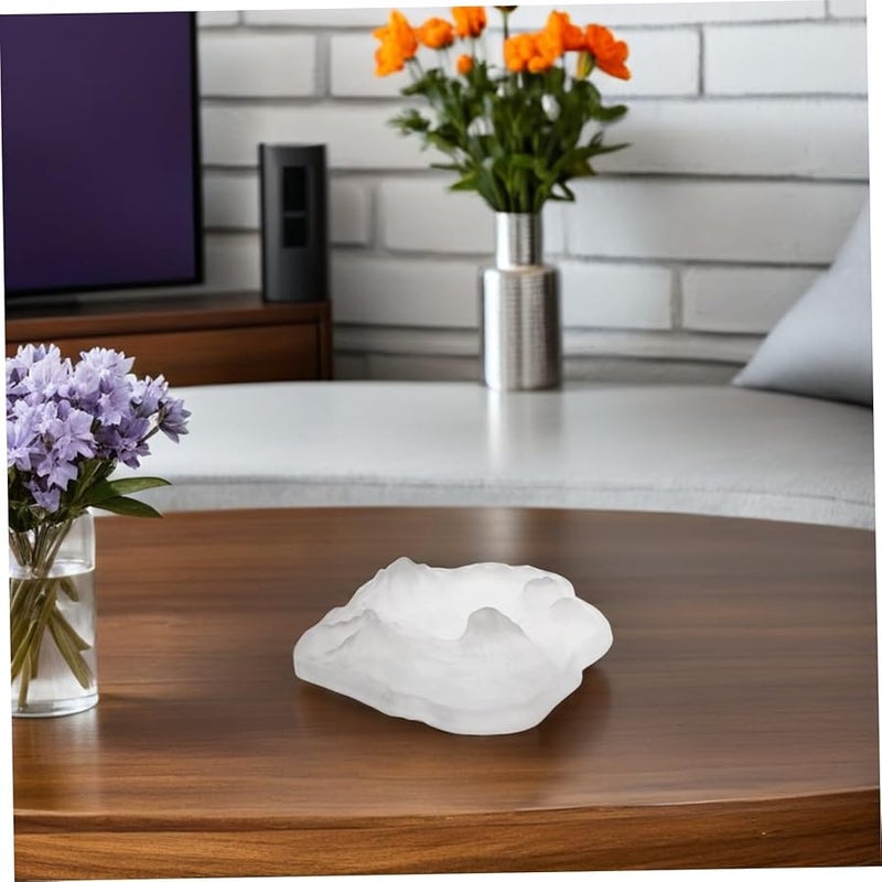 منفضة سجائر من الكريستال الزجاجي المضاد للرياح، صينية تدخين محمولة للاستخدام الداخلي والخارجي، حامل سيجار للمكتب - Image 5